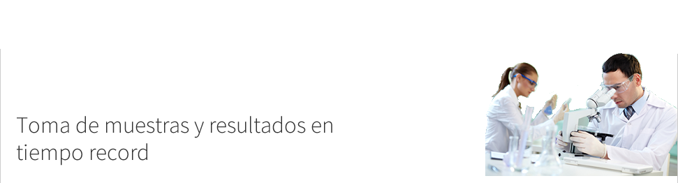 Laboratorio y toma de muestras
